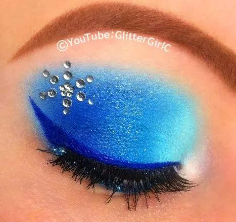 Maquillaje inspirado en Elsa de Frozen. Tutorial. | Ideas y ...
