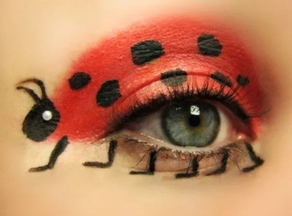 Maquillaje de mariquita para niña - Imagui