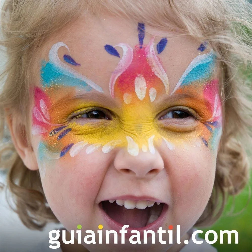 Maquillaje de máscara de princesa para niñas Maquillaje de máscara de princesa para niñas