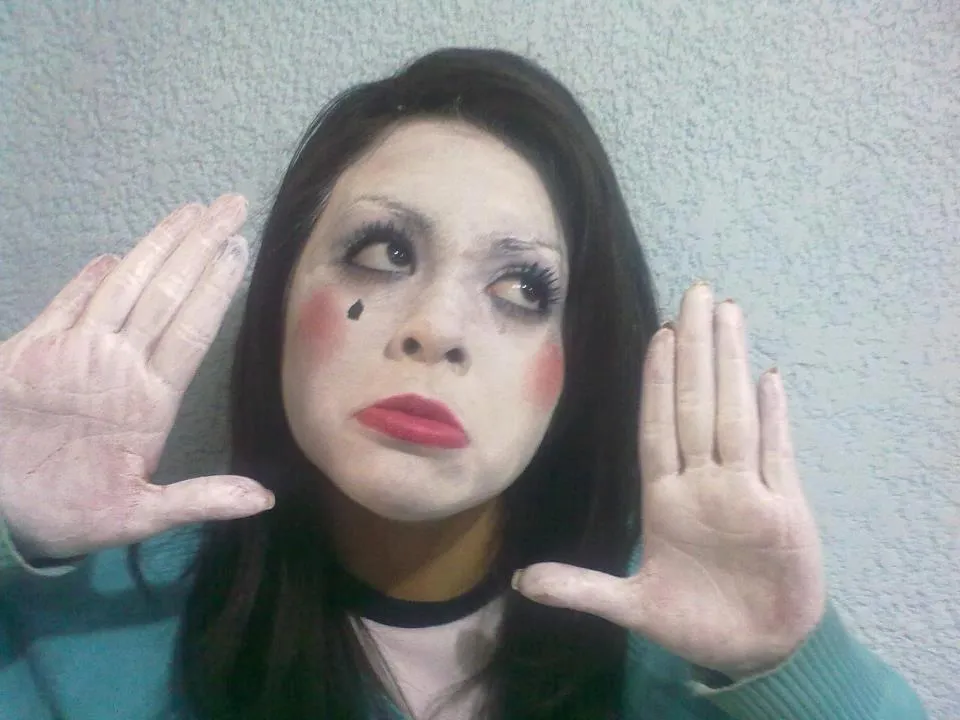 Maquillaje de mimo/payaso paso a paso | gacetaune Maquillaje de mimo/payaso paso a paso | gacetaune