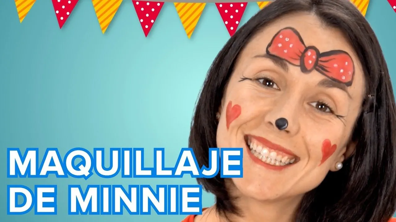Maquillaje de Minnie Mouse de Disney para niñas - YouTube Maquillaje de Minnie Mouse de Disney para niñas - YouTube