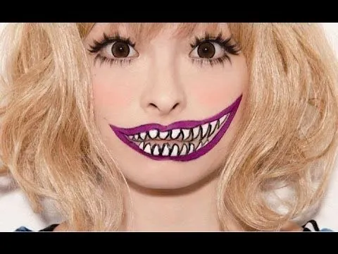 Maquillaje para dia de muertos o halloween❈☜ - YouTube Maquillaje para dia de muertos o halloween❈☜ - YouTube