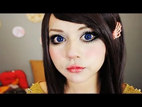 maquillaje de muñeca de porcelana ♥ miku (disfraz, cosplay) - YouTube maquillaje de muñeca de porcelana ♥ miku (disfraz, cosplay) - YouTube