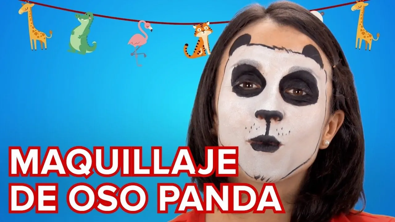 Maquillaje de oso panda para niños | Tutorial de maquillajes de fantasía - YouTube Maquillaje de oso panda para niños | Tutorial de maquillajes de fantasía - YouTube