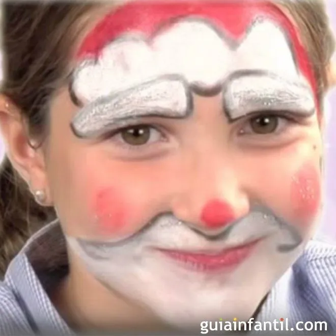 Cómo hacer un maquillaje de Papá Noel a un niño en Navidad Cómo hacer un maquillaje de Papá Noel a un niño en Navidad