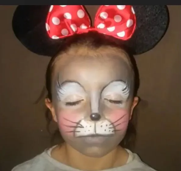 Maquillaje de ratoncita para disfraz | Trato o truco Maquillaje de ratoncita para disfraz | Trato o truco