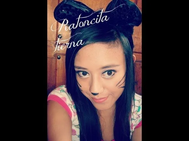 Maquillaje ratoncita tierna - YouTube