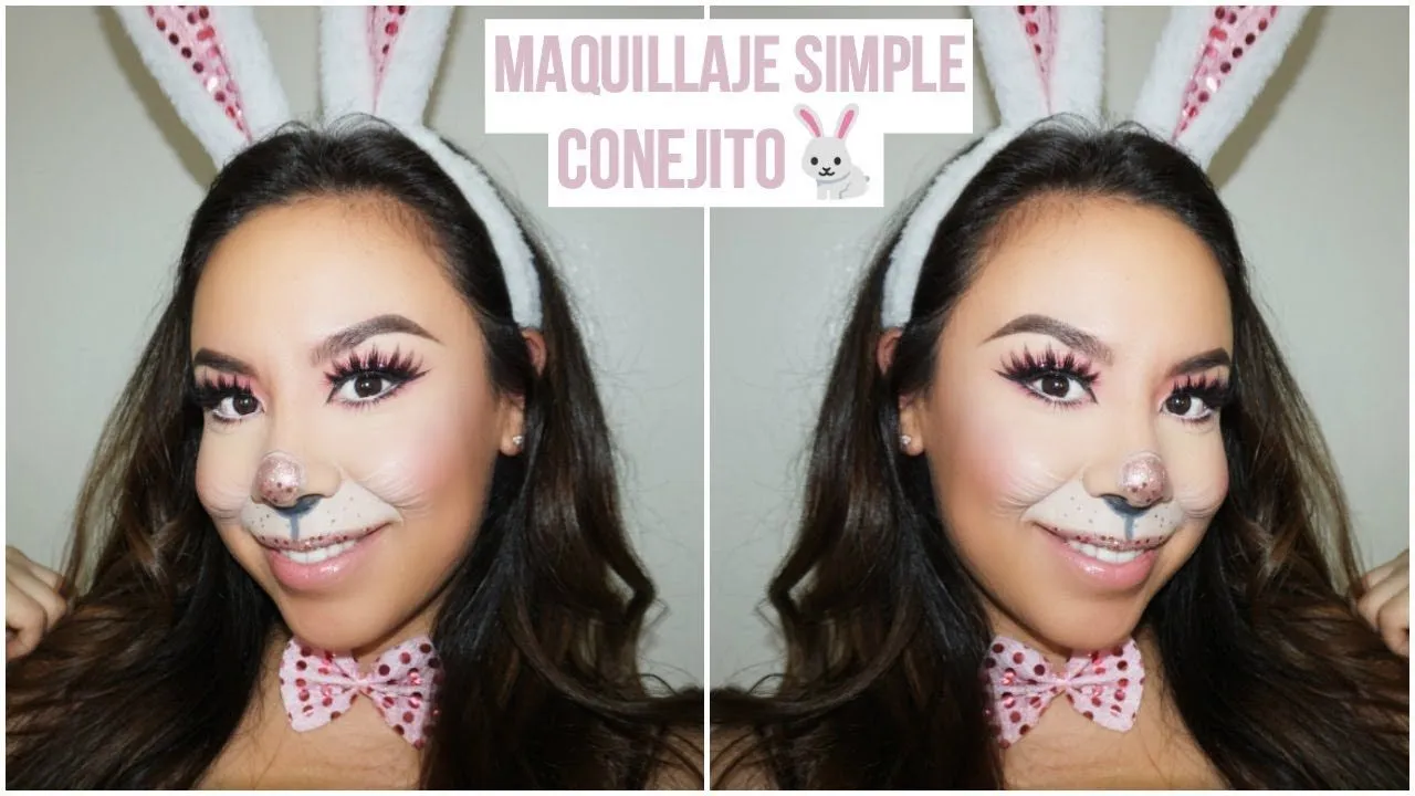 Maquillaje Simple Conejito | Último Minuto Halloween Look - YouTube Maquillaje Simple Conejito | Último Minuto Halloween Look - YouTube