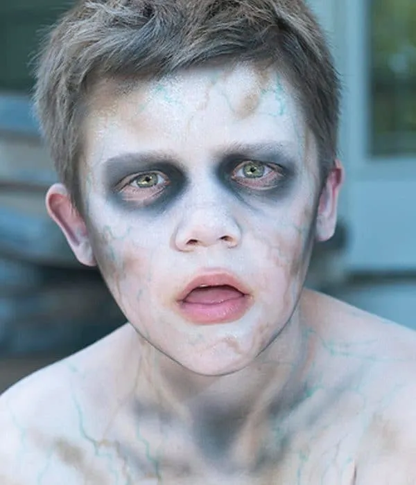 Cómo hacer un maquillaje de zombie infantil para Halloween - Pequeocio