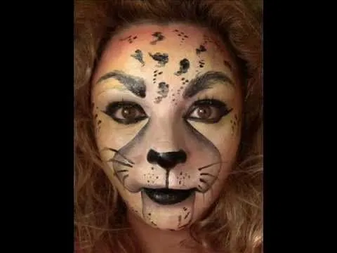 Maquillaje artistico de animal print - Imagui