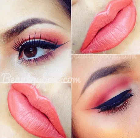 MAQUILLAJES EN COLOR ROJO : MAQUILLAJES!