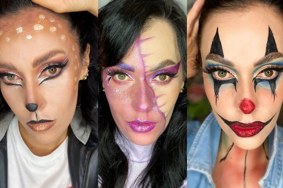 Maquillajes para Halloween: 3 ideas que te van a encantar y puedes hacer en casa Maquillajes para Halloween: 3 ideas que te van a encantar y puedes hacer en casa