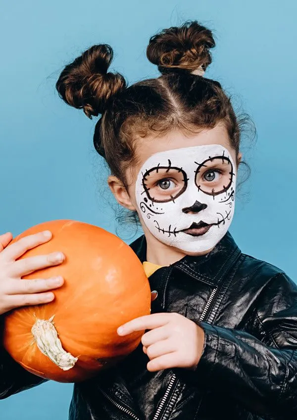 6 maquillajes de Halloween para niños muy fáciles de imitar 6 maquillajes de Halloween para niños muy fáciles de imitar