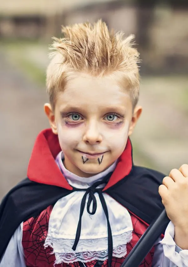 6 maquillajes de Halloween para niños muy fáciles de imitar 6 maquillajes de Halloween para niños muy fáciles de imitar