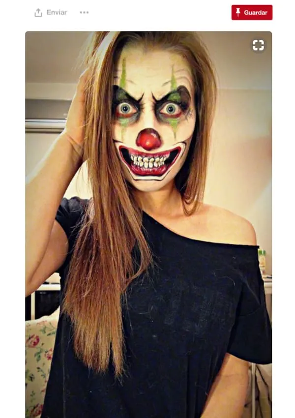 Cuatro maquillajes de payaso para un Halloween aterrador - Foto 1