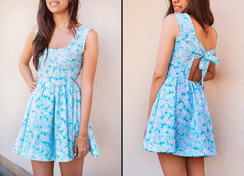 Mi primera máquina de coser: AV14: Vestido con print animal