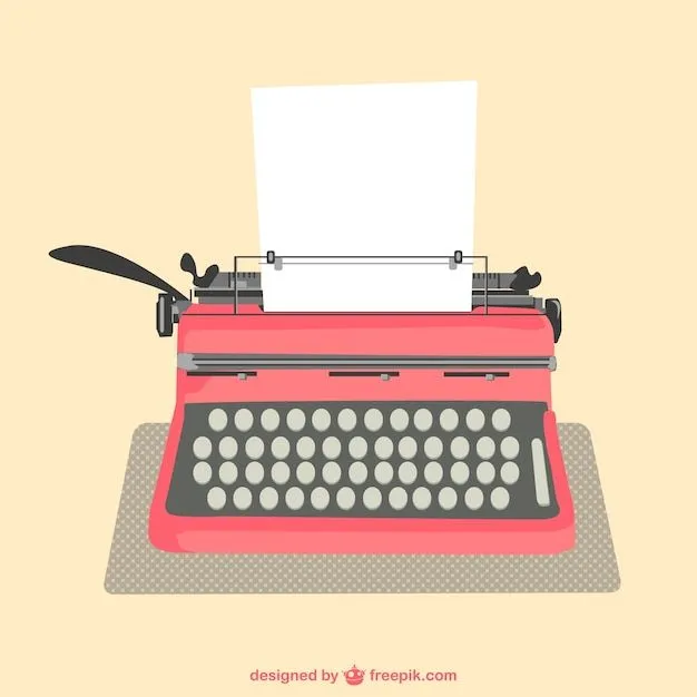 Maquina De Escribir | Fotos y Vectores gratis