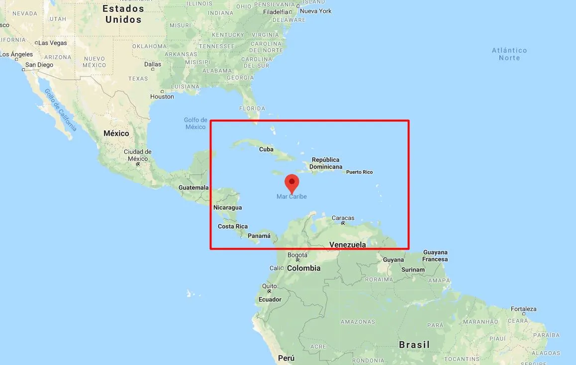 Mar CARIBE: ubicación y características - ¡¡RESUMEN + MAPAS!! Mar CARIBE: ubicación y características - ¡¡RESUMEN + MAPAS!!