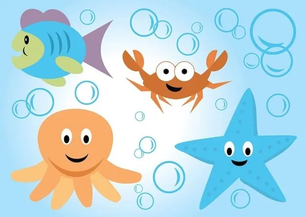 mar dibujos animados la vida del vector | Descargar Vectores gratis mar dibujos animados la vida del vector | Descargar Vectores gratis