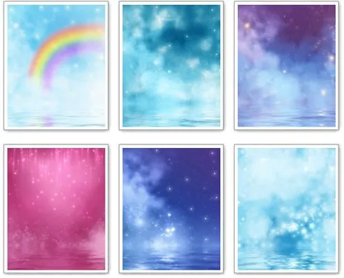 Fondos para Fotos, Estrellas y Arcoiris sobre el mar. Fondos para Fotos, Estrellas y Arcoiris sobre el mar.