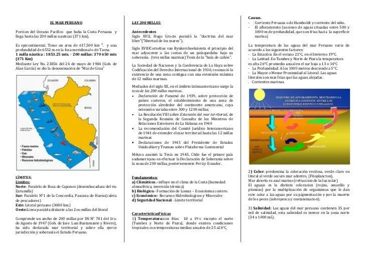 El mar peruano-esquema