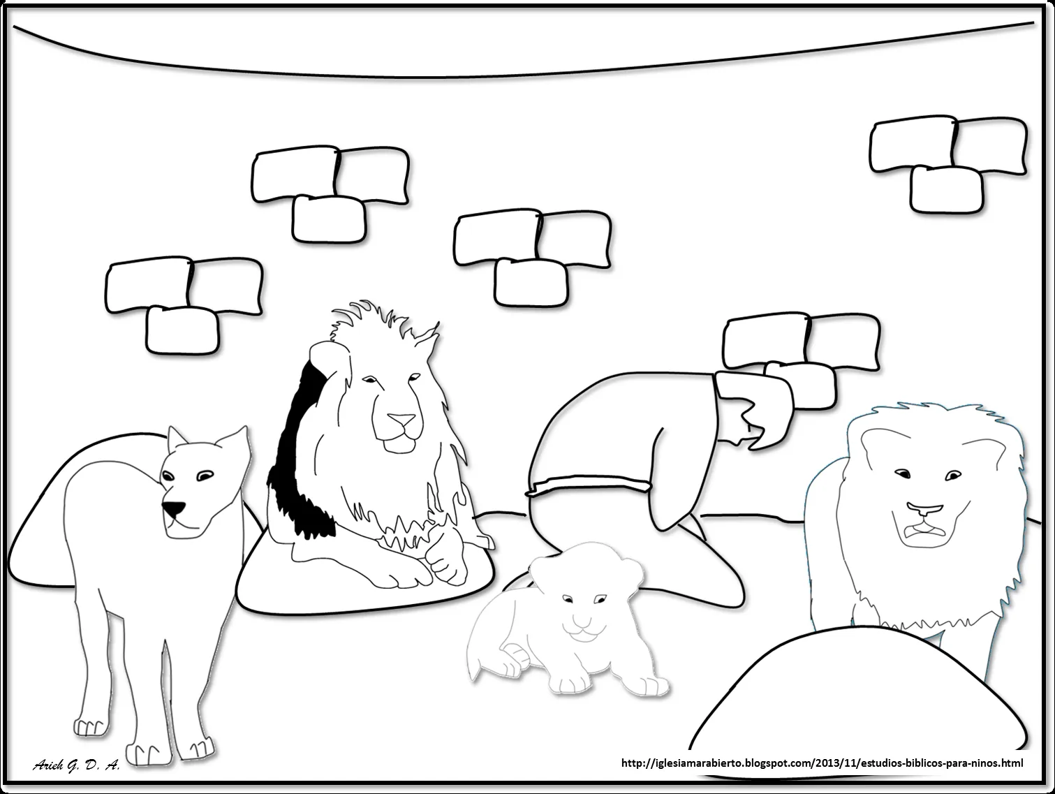 Mar de Vida Abundante: Estudio bíblico para niños (Daniel en el foso de los leones) Mar de Vida Abundante: Estudio bíblico para niños (Daniel en el foso de los leones)