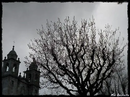 El Mar de la Vieja Sirena: Santiago pintada en blanco y negro