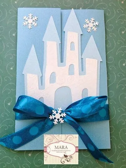 Tarjetas de frozen hechas a mano - Imagui