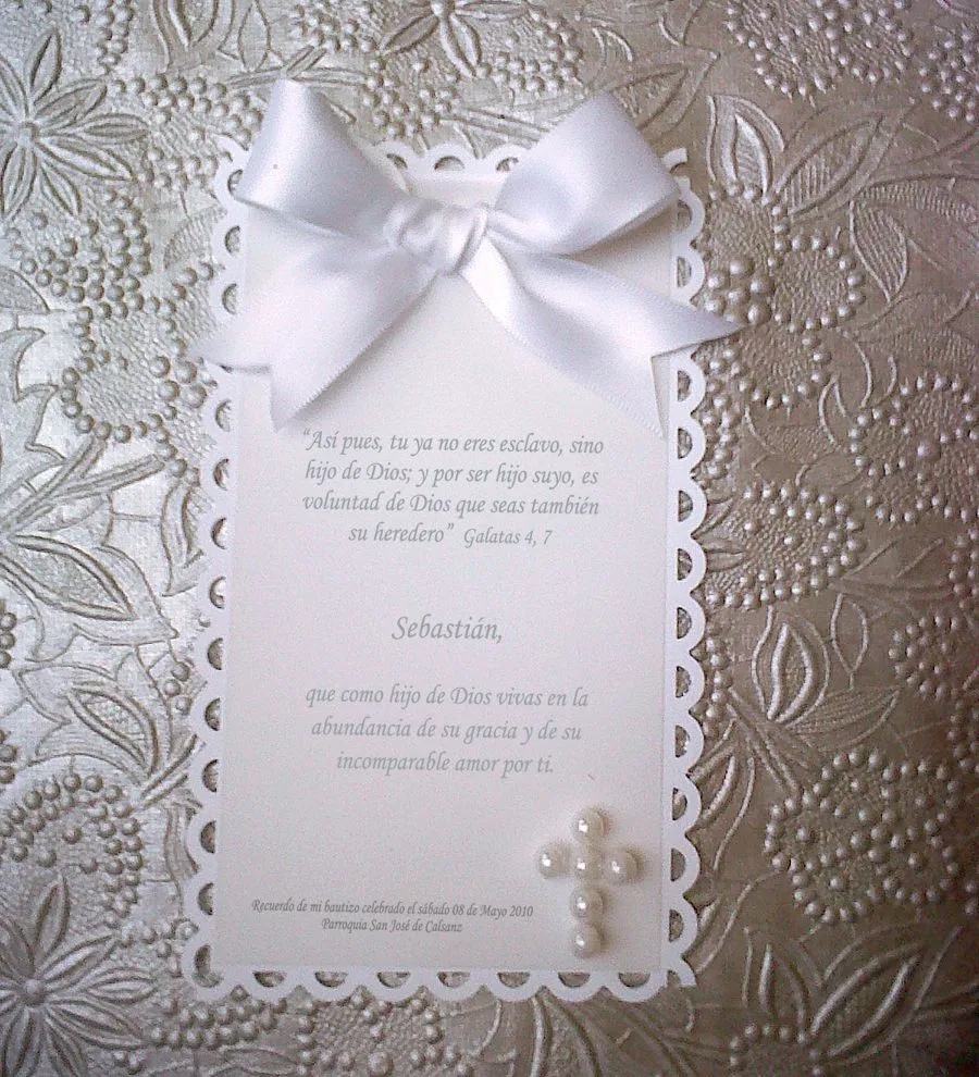 Mara Handmade Cards: Invitaciones y Recordatorios para Bautizo Mara Handmade Cards: Invitaciones y Recordatorios para Bautizo