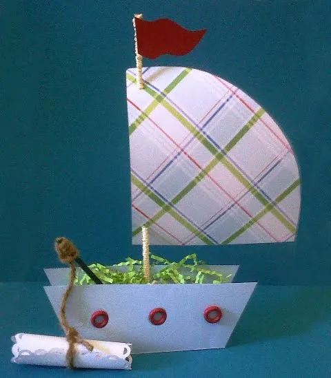 Mara Handmade Cards: Invitación de Barco
