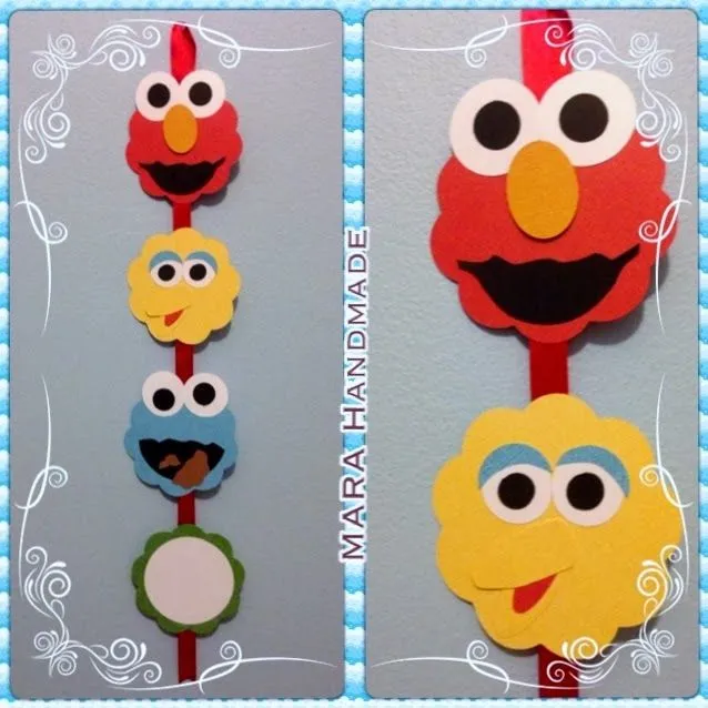 Mara Handmade : Invitación Elmo y Plaza Sésamo Mara Handmade : Invitación Elmo y Plaza Sésamo