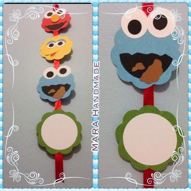 Mara Handmade : Invitación Elmo y Plaza Sésamo Mara Handmade : Invitación Elmo y Plaza Sésamo