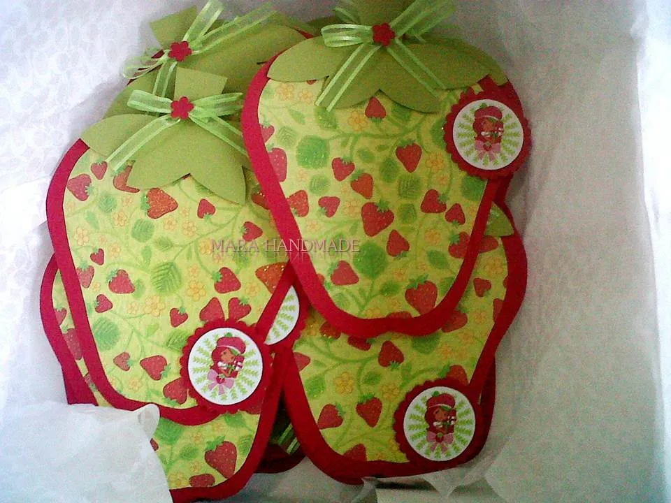 Mara Handmade : INVITACION ROSITA FRESITA (STRAWBERRY SHORTCAKE)