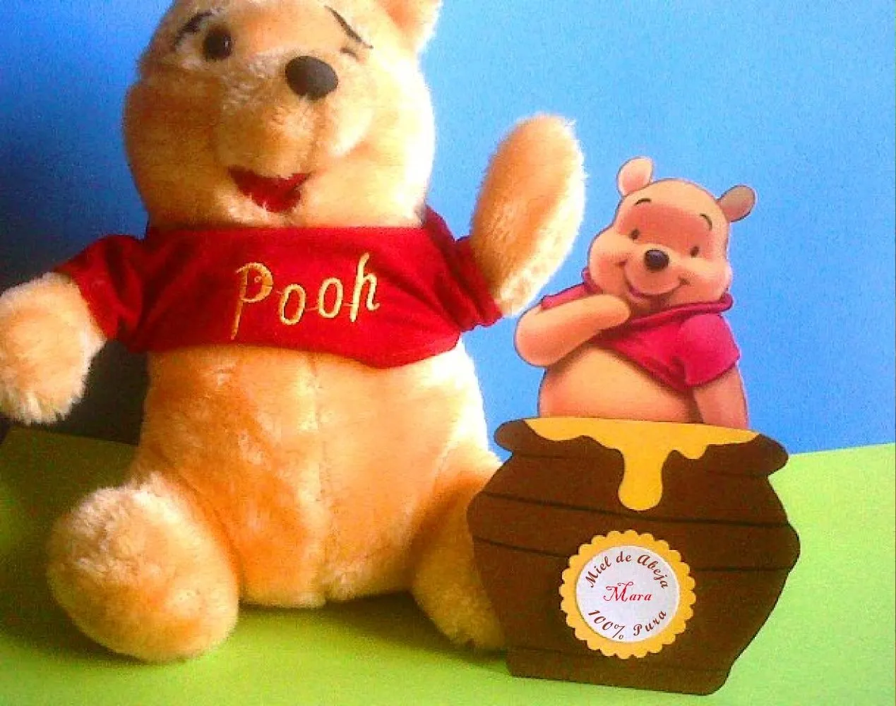 Mara Handmade Cards: Invitación Winnie The Pooh Mara Handmade Cards: Invitación Winnie The Pooh