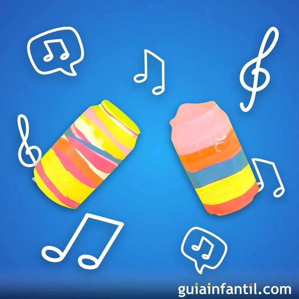 Maracas caseras. Manualidades de reciclaje