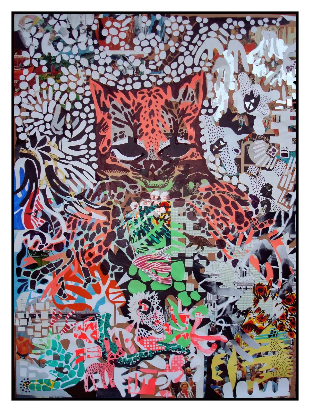 maravilla ▲ :::: ▲: Collages y dibujos hechos con desechos maravilla ▲ :::: ▲: Collages y dibujos hechos con desechos