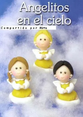 MI MARAVILLOSO MUNDO DE PORCELANA: angelitos en el cielo MI MARAVILLOSO MUNDO DE PORCELANA: angelitos en el cielo