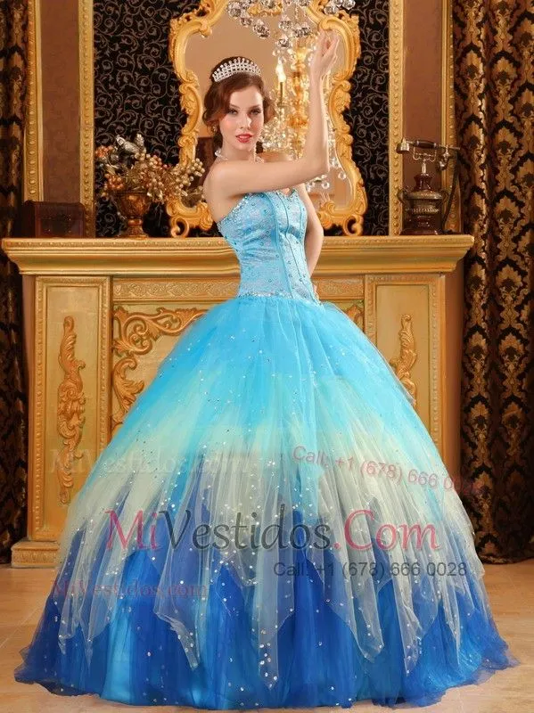 Maravilloso Vestido De Fiesta Dulceheart Hasta El Suelo Bordado ...