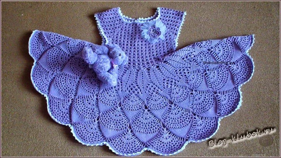 Maravilloso Vestido de niña al crochet | Crochet y Dos agujas Maravilloso Vestido de niña al crochet | Crochet y Dos agujas