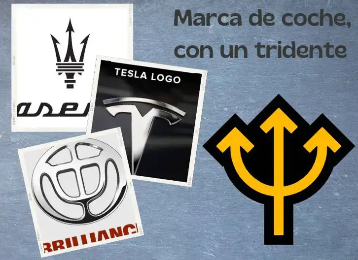 Marca de coche, carro o auto con un tridente ▶️ Ψ◥ Marca de coche, carro o auto con un tridente ▶️ Ψ◥