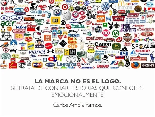 Las marca no es el logo. Se trata de contar historias que conecten em…