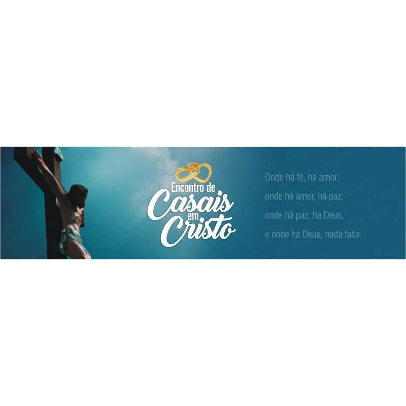 Marca página ECC Encontro de Casais com Cristo. c/ 50un Marca página ECC Encontro de Casais com Cristo. c/ 50un