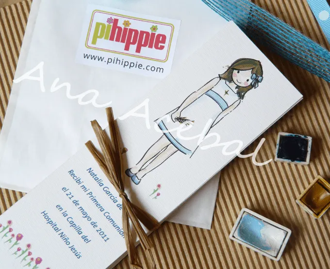 Marca páginas personalizado de Comunión. www.pihhippie.com Marca páginas personalizado de Comunión. www.pihhippie.com