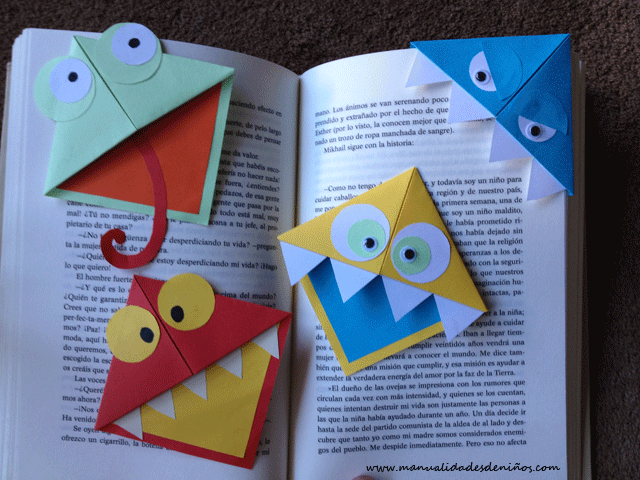 Marca páginas de monstruos | Día del libro | Pinterest Marca páginas de monstruos | Día del libro | Pinterest