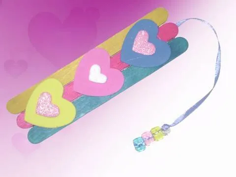 Marcapáginas de corazon - YouTube