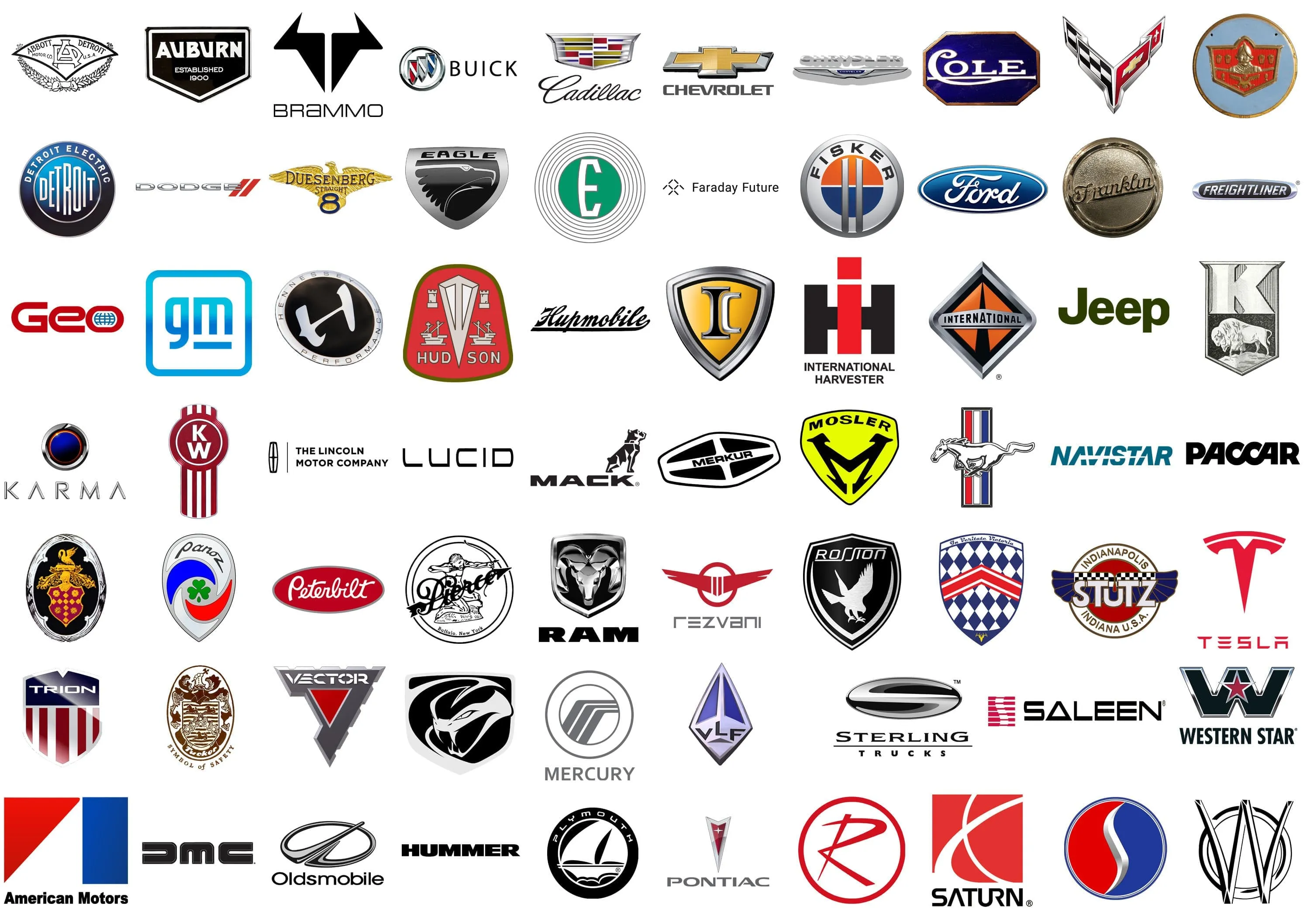 Marcas de autos americanas : valor, histria, png, vector Marcas de autos americanas : valor, histria, png, vector