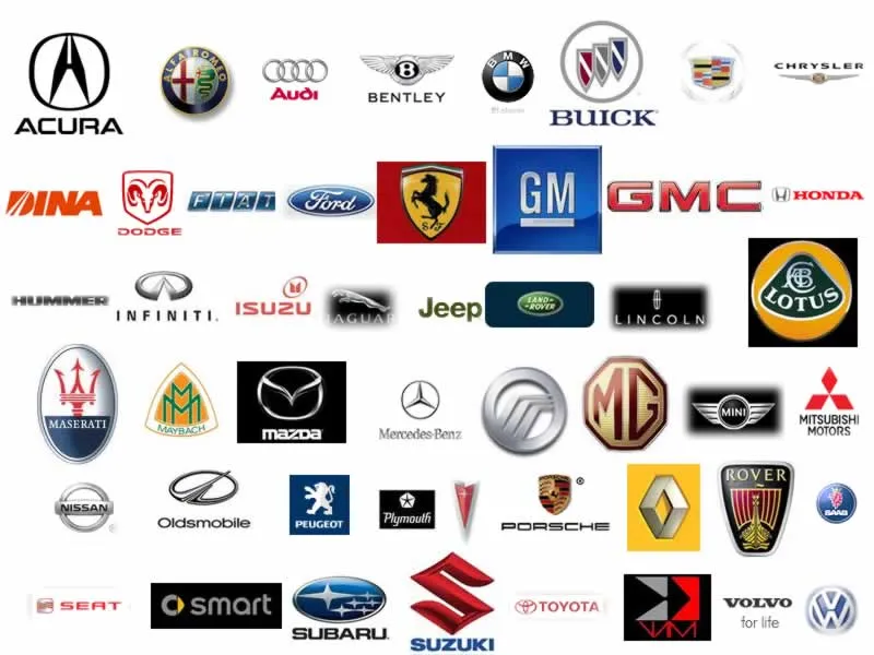 Marcas de autos con logos - Imagui