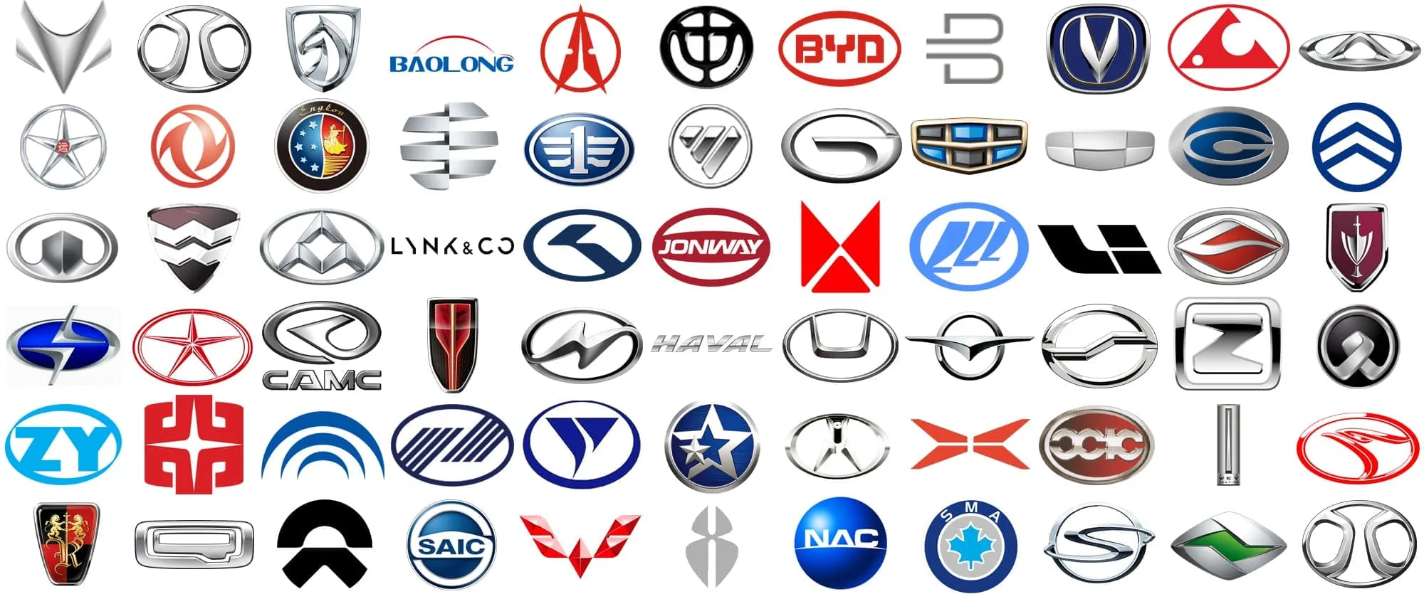 Marcas de coches chinas
