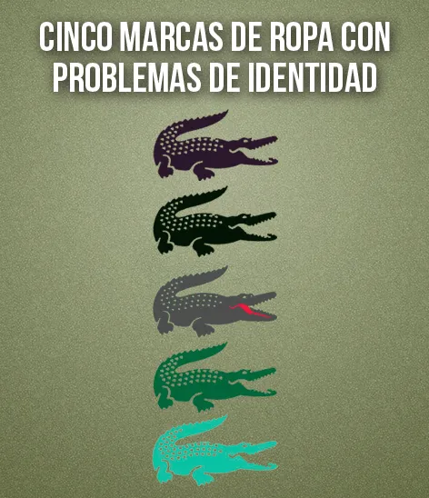 Cinco marcas con problemas de identidad