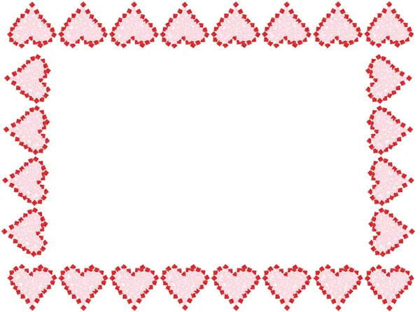 marco de corazón de San Valentín o frontera — Foto stock ... marco de corazón de San Valentín o frontera — Foto stock ...